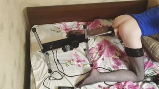 Femboy torn up caboose with hookup machine