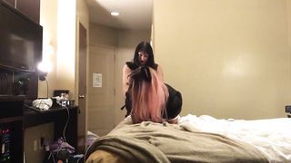 Cat Maid sissy gets pegged