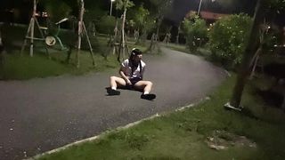 FN023 I clothed in my younger high college uniform