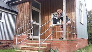 T-Model Ass-Fuck Milk Dumping at the Village Hall