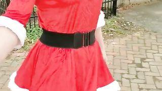 Exhibitionist Crystal Encaged Claus, 1
