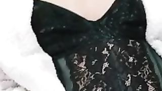 Candice light-haired and in basque