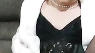 Candice light-haired and in basque