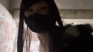 Pretend to be a escort and de-robe myself in a public street at night