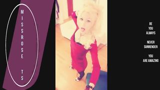 MissRose TRANSSEXUAL - Lets Get Corporal - Luxurious Super Hot She-Male - Celebratory Mashup For Brian - Softcore Tempt Meaty Dick Light-Haired