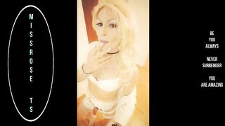 MissRose TRANSSEXUAL - Lets Get Corporal - Luxurious Super Hot She-Male - Celebratory Mashup For Brian - Softcore Tempt Meaty Dick Light-Haired