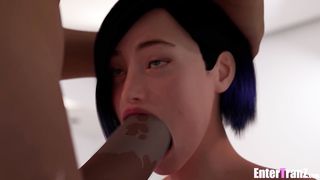 Bizarre t-girl lets her step-father shag her long stiff and deep to keep a secret from her mom