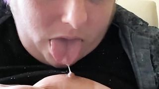 Giant Trans Stud Orb Inhaling