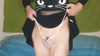 Put on my coochie-cat sundress and pinkish G-wire to slam my lovesense and stroke to a super-cute splatter