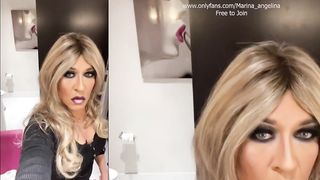 Admirer Works the Camera for Marina