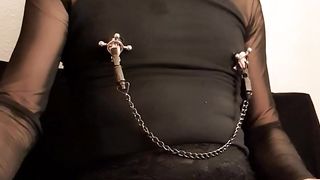 Kinky maso slut remote e-stim CBT December 1 2021 part 1