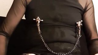 Kinky maso slut remote e-stim CBT December 1 2021 part 2