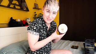 Unboxing and Ravaging my Own Fleshlight Model - Nonbinary trans enormous jewel Ftm - teaser