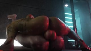 Amazonium strong anal invasion bang-out brilliant booty widely opened ideal ass yummy super-fucking-hot bum running in rivulets jizz by Amazonium