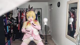 Kigurumi vinyl Costume Play Miku Breathplay and Electro-Hitachi