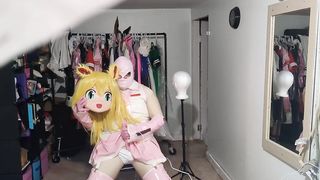 Kigurumi vinyl Costume Play Miku Breathplay and Electro-Hitachi