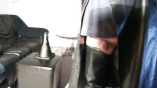 freak rubbercoat spandex bessy huge fuck stick railing