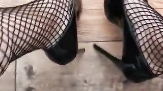 warm joy in fishnets (two)