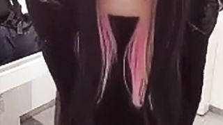 Personal shoot Movie of a masculine daughter-in-law fapping in a public restroom