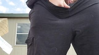 Outdoor pee have fun