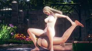 Manga Porn Uncensored - Hermaphroditism intercourse with 2 chinese femmes