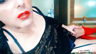 Jaw-Dropping Lips FEMBOY Farts Just For You While Smoking! Jerk Off Instructions
