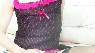 GojiraCindy jizzes in super-cute undergarments.