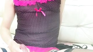 GojiraCindy jizzes in super-cute undergarments.