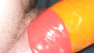 Ftm takes thick rainbow fuck stick