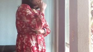 Smoking Crossdresser Latin