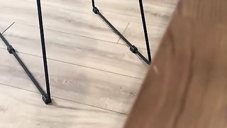 Young Assistant Finger-Banging her Wooly Coochie