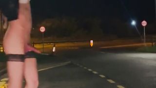 Fantastic slender cd sissy display outdoor