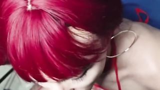 I just love to gargle my step daddys puffies and then take his pecker up in my boipussy