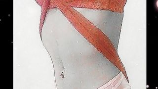 Flawless bod crossdresser sissy went a bone