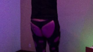 KellyCD666 - Latin Cross With Ample Bum! two G-Strings! Live