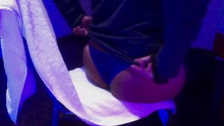 KellyCD666 - Latin Cross With Ample Bum! two G-Strings! Live
