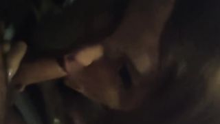 Wonderful trans woman deep-throats car driver