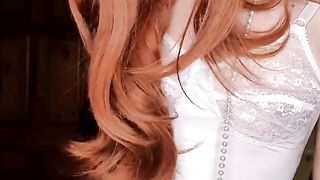 JessicaXD - White Corsellete and Ginger Hair