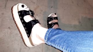 crossdresser soles paramour in public