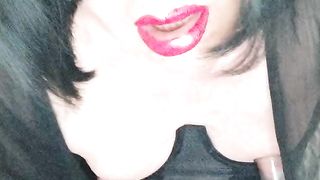 Trans woman at have fun