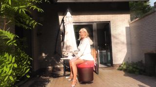 Fake Penis Railing In The Evening Sun