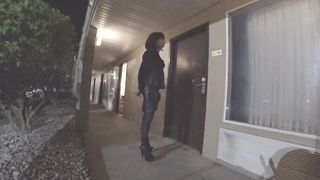 Sissy Motel Self Restrain Bondage Joy