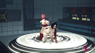 She enjoys being a secret bitch. Sci-fi gal android pounds rock hard a big-boobed nymph