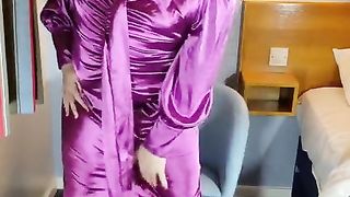 Ultra fabulous utter satin sissy crossdresser