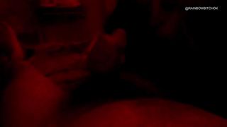 Deliciosa mamada para una polla y masturbo a una tetona hasta correrme