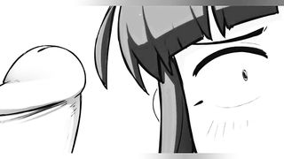 Transvestite inhales his prick highly rich - comic