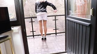 Antique COUGAR & Jerking Satin Sissy