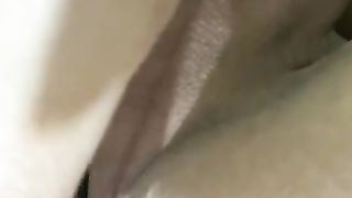 Sissy putting a giant Fuck Stick in her taut donk