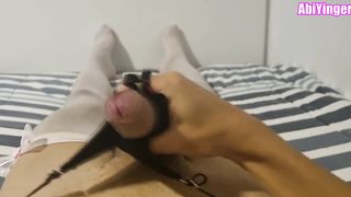 Sissy Luvs Jizzing Dressed In Mommys Undies