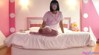 SisK Feminization Teaching with Hottie Pinky Seifuku EP1: Getting Clad